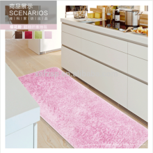 розовая кухня Бегун моющиеся микрофибры шелковый ковер